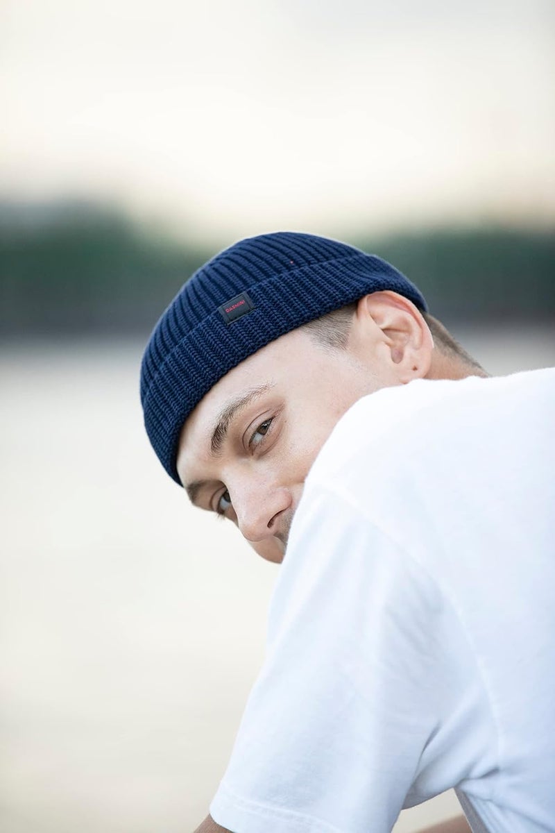 DASMINI Fisherman Beanie Hats for Men Women,Knit Trawler Skull Cap,Watch Cap,Spring Fall Winter Warm Short Hats - Image 3